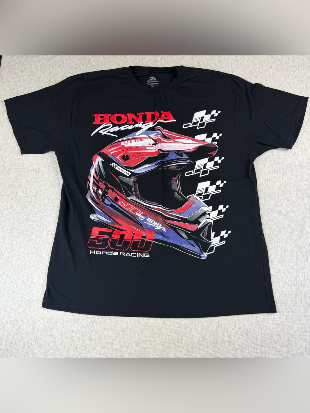 Honda Racing JH Design GSX 2.0 Motocross Graphic T-Shirt Black XL